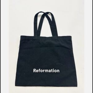 Reformation canvas tote bag new with out tags